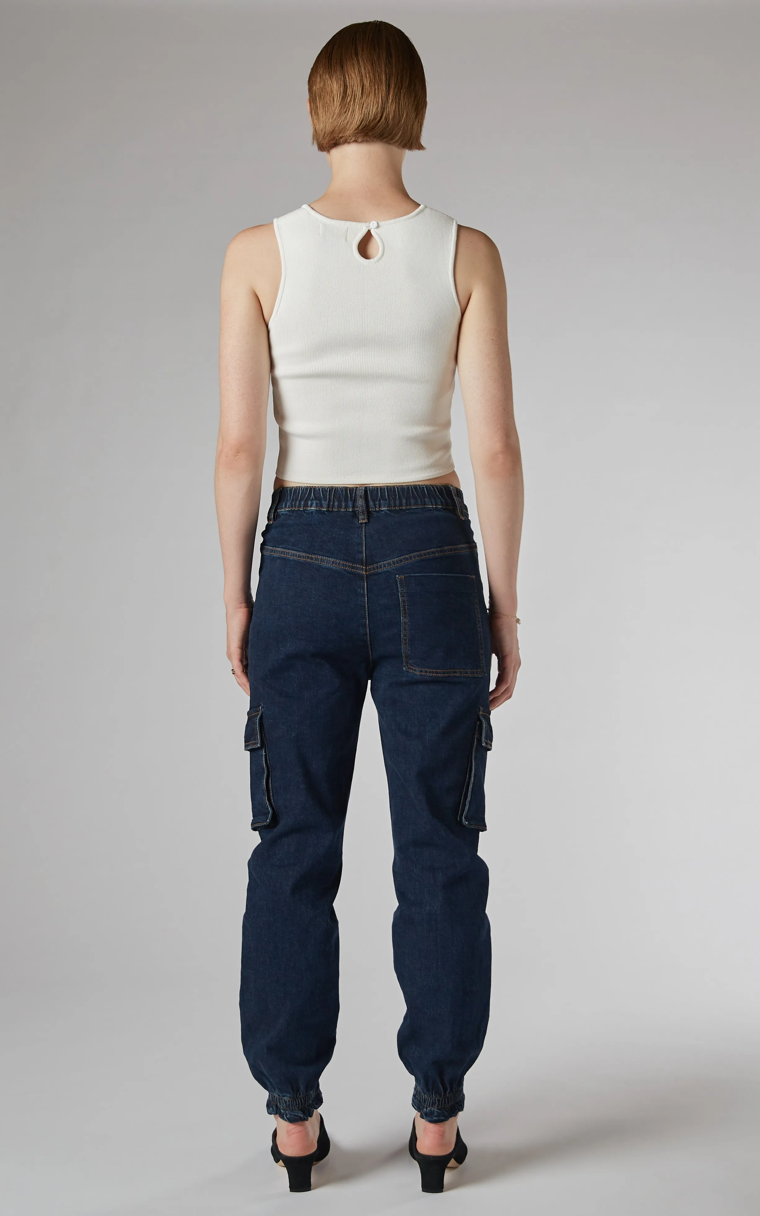 Mora Cargo Denim Pants