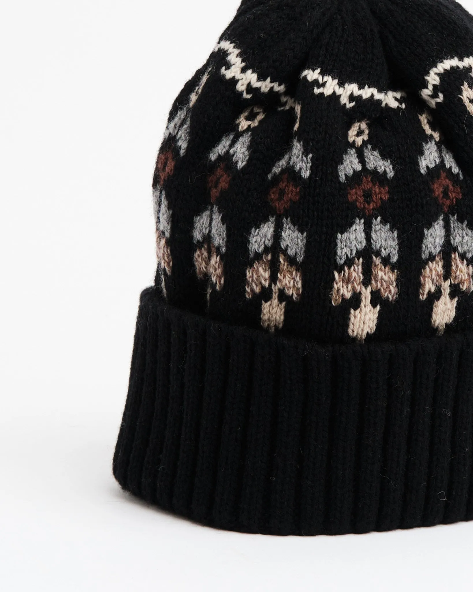 Nordic Beanie Pattern 1 Black