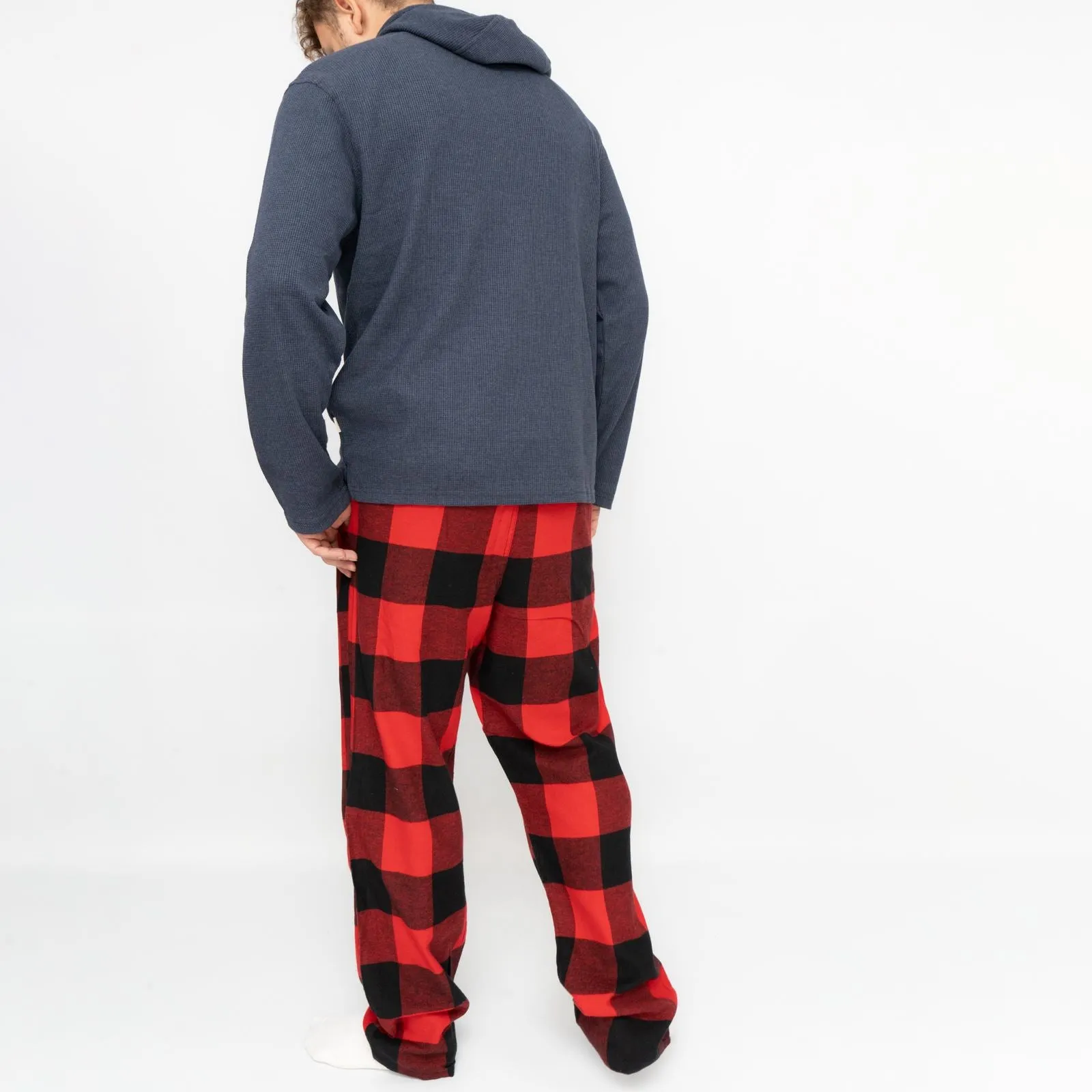 Old Navy Mens Red Plaid Tartan PJ Pants Pyjama Bottoms