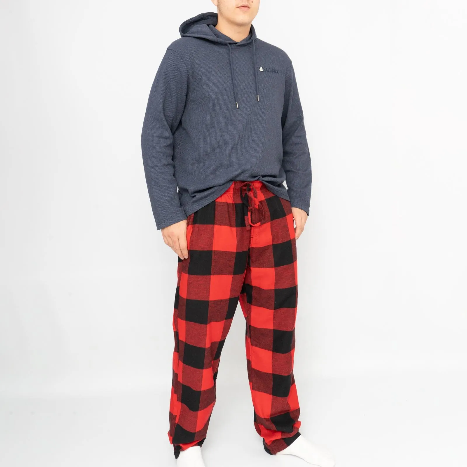 Old Navy Mens Red Plaid Tartan PJ Pants Pyjama Bottoms