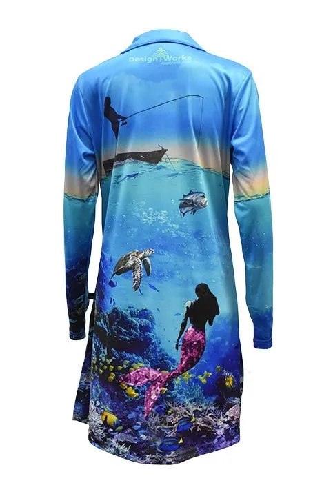 Outdoor Ladies UPF50 Fishing Dress - Under the Sea