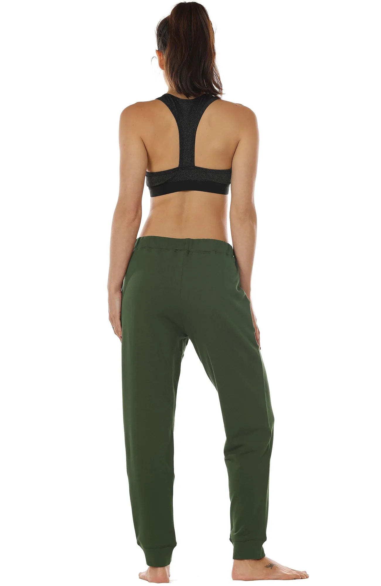 P40 icyzone Women's Active Joggers Sweatpants - Athletic Yoga Lounge Pants with Pockets