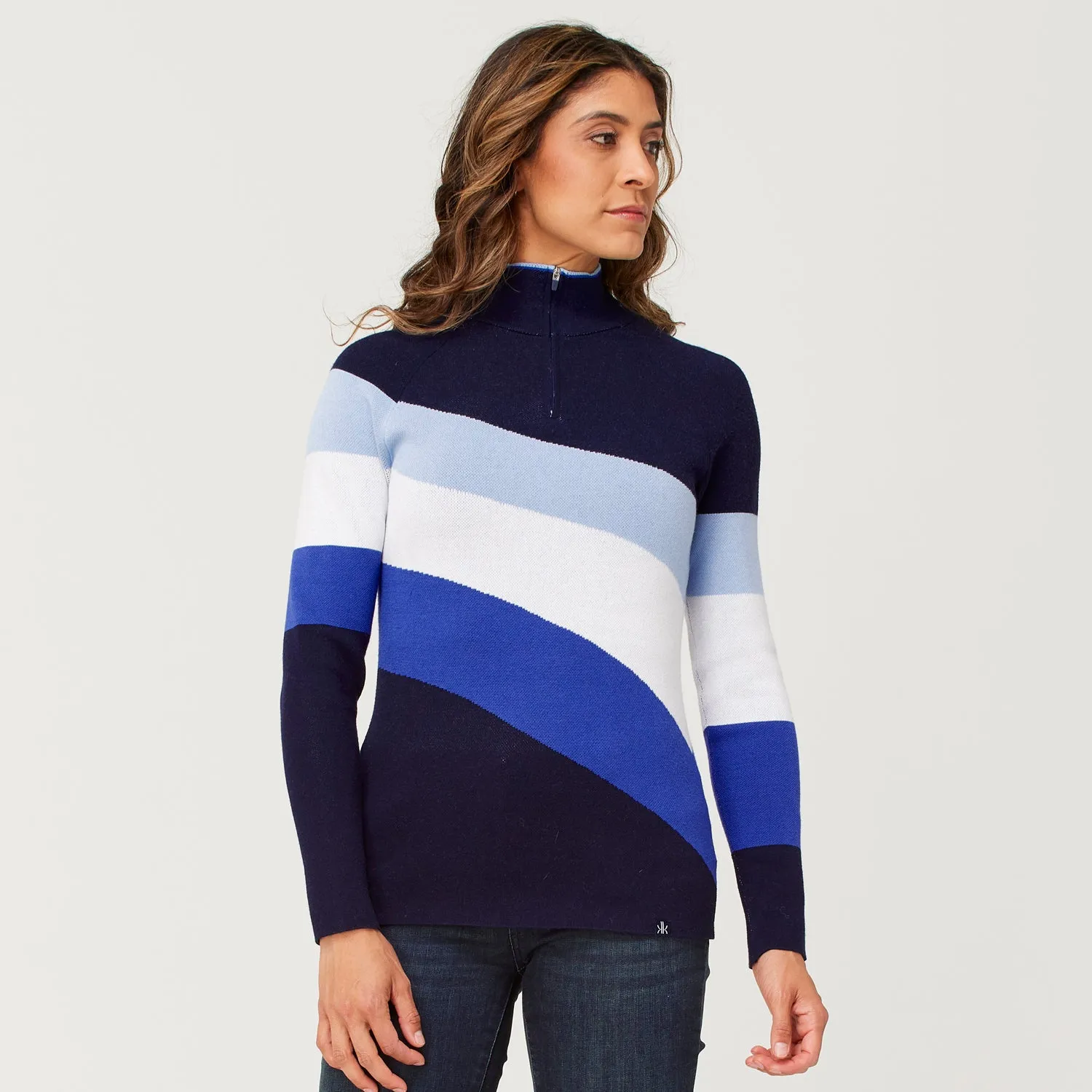 Riva Zip Neck Sweater