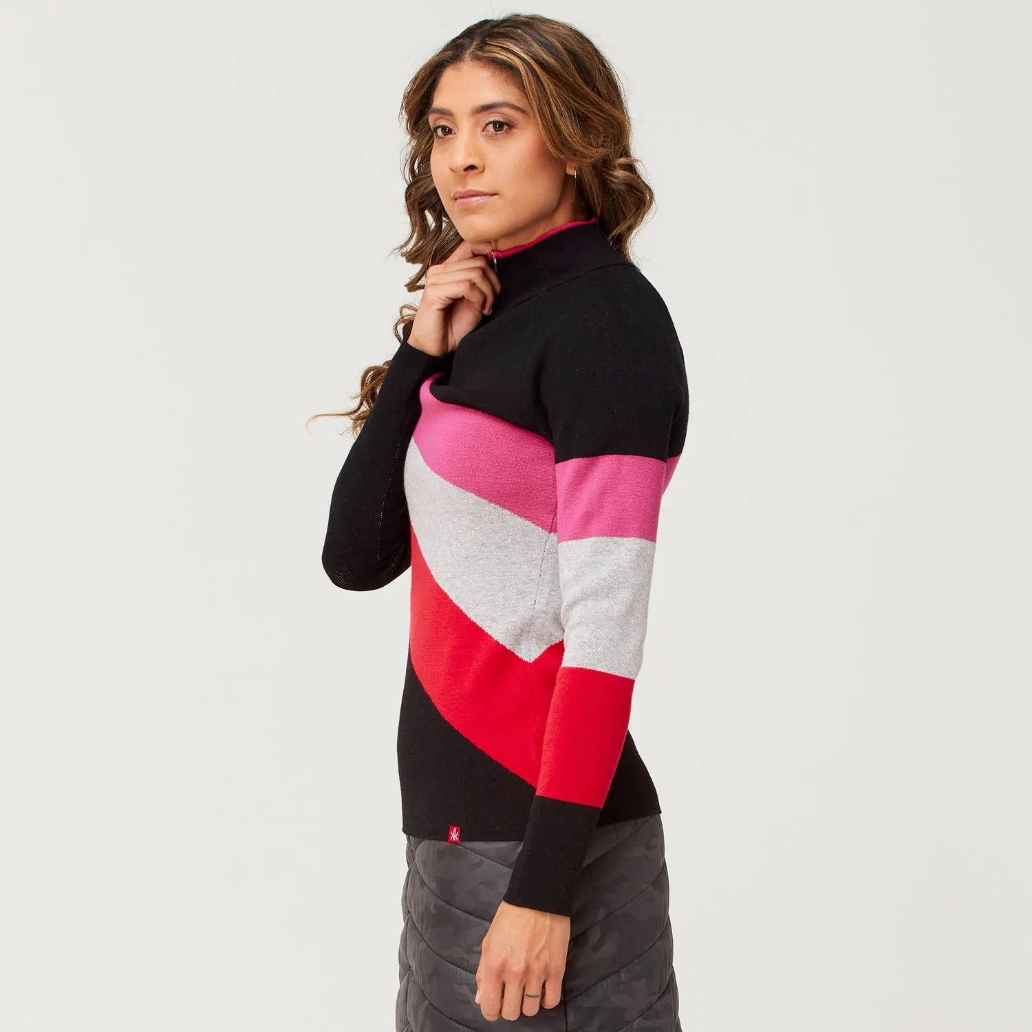 Riva Zip Neck Sweater