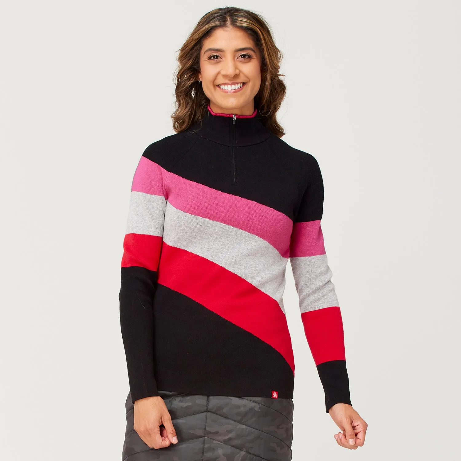 Riva Zip Neck Sweater