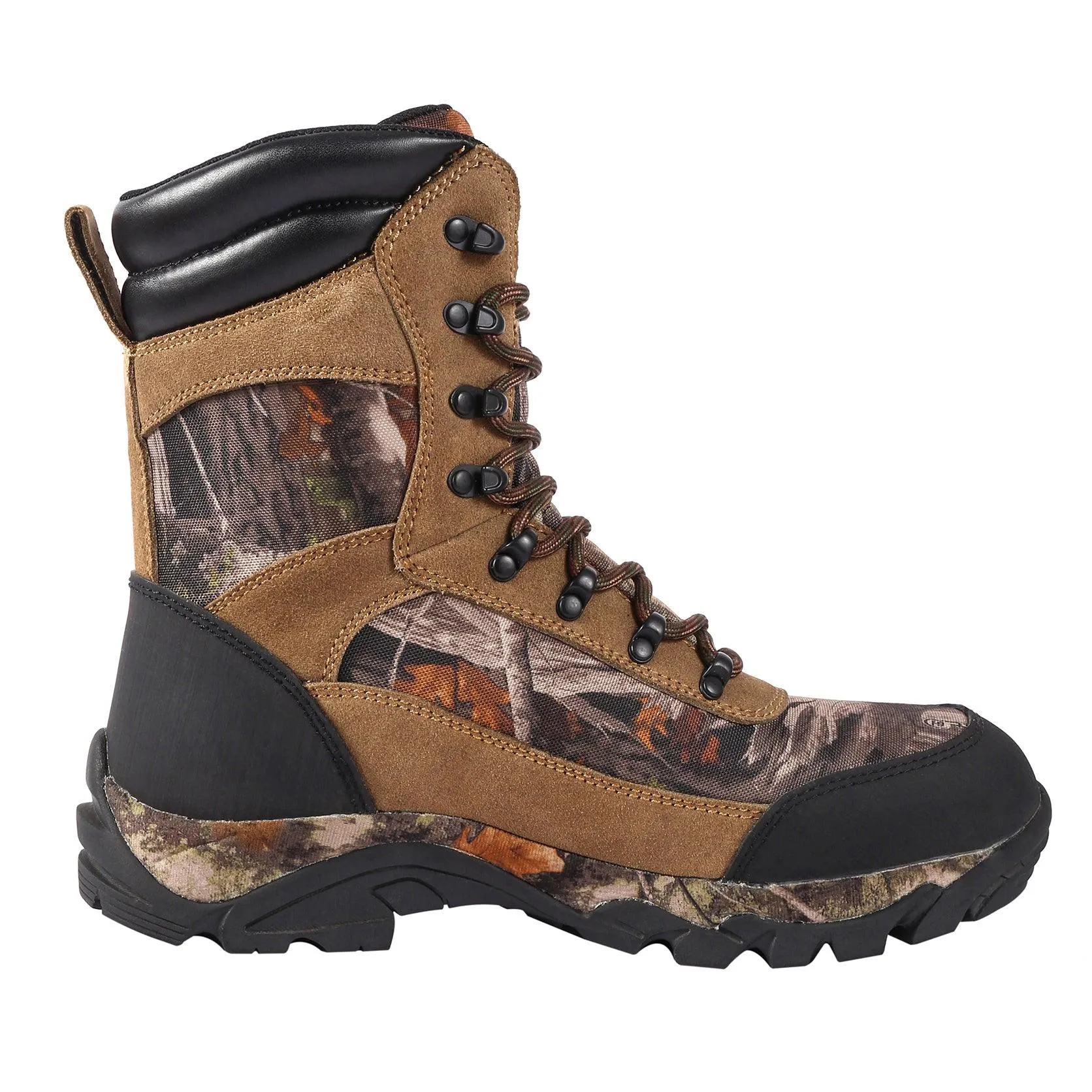 RUNFUN Men's 9" Hunting Boot Camo Waterproof Tactical Boot RF2305-9SG1