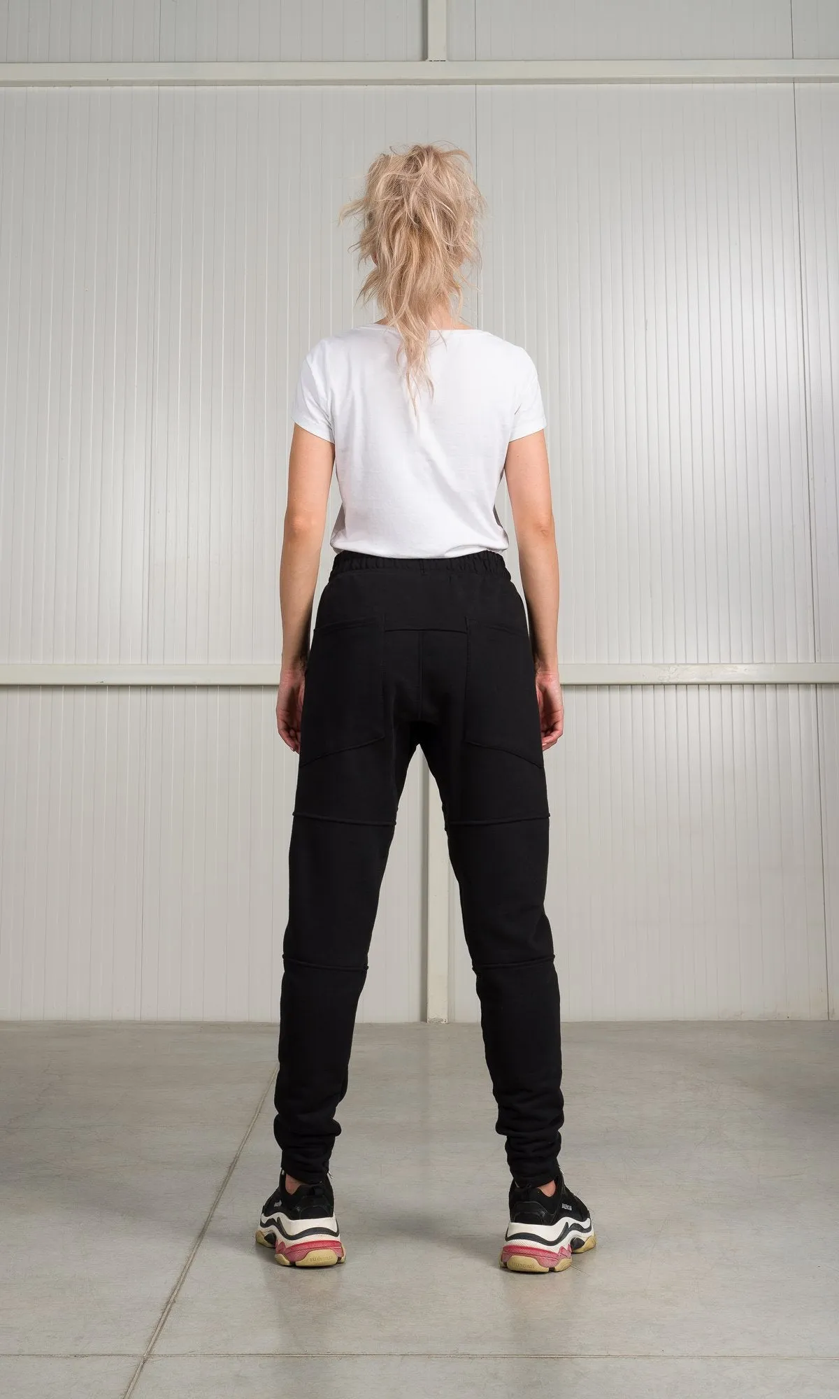 Seam Details Jogger Pants