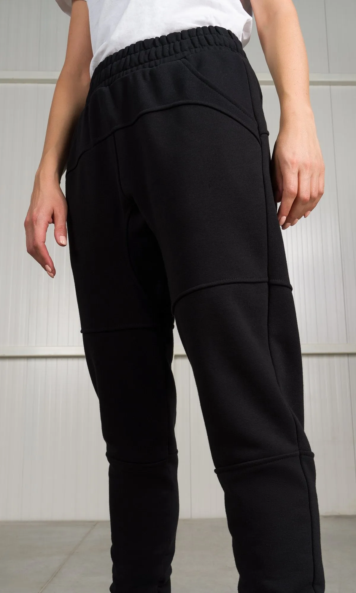 Seam Details Jogger Pants