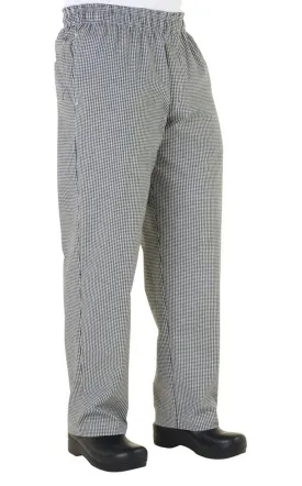 Small Check Basic Baggy Chef Works Chef Pants