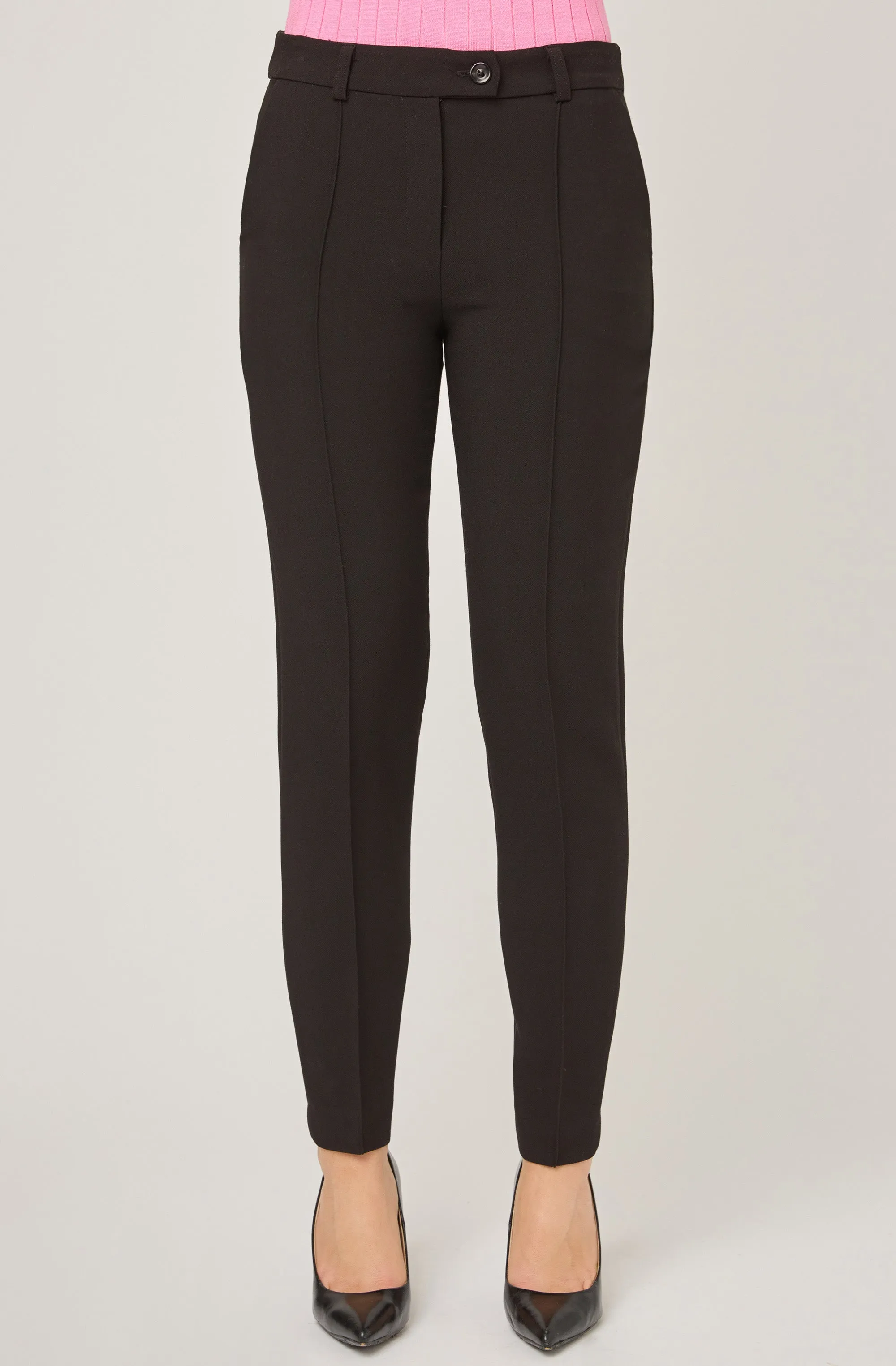 Straight Pant with Middle Pleat