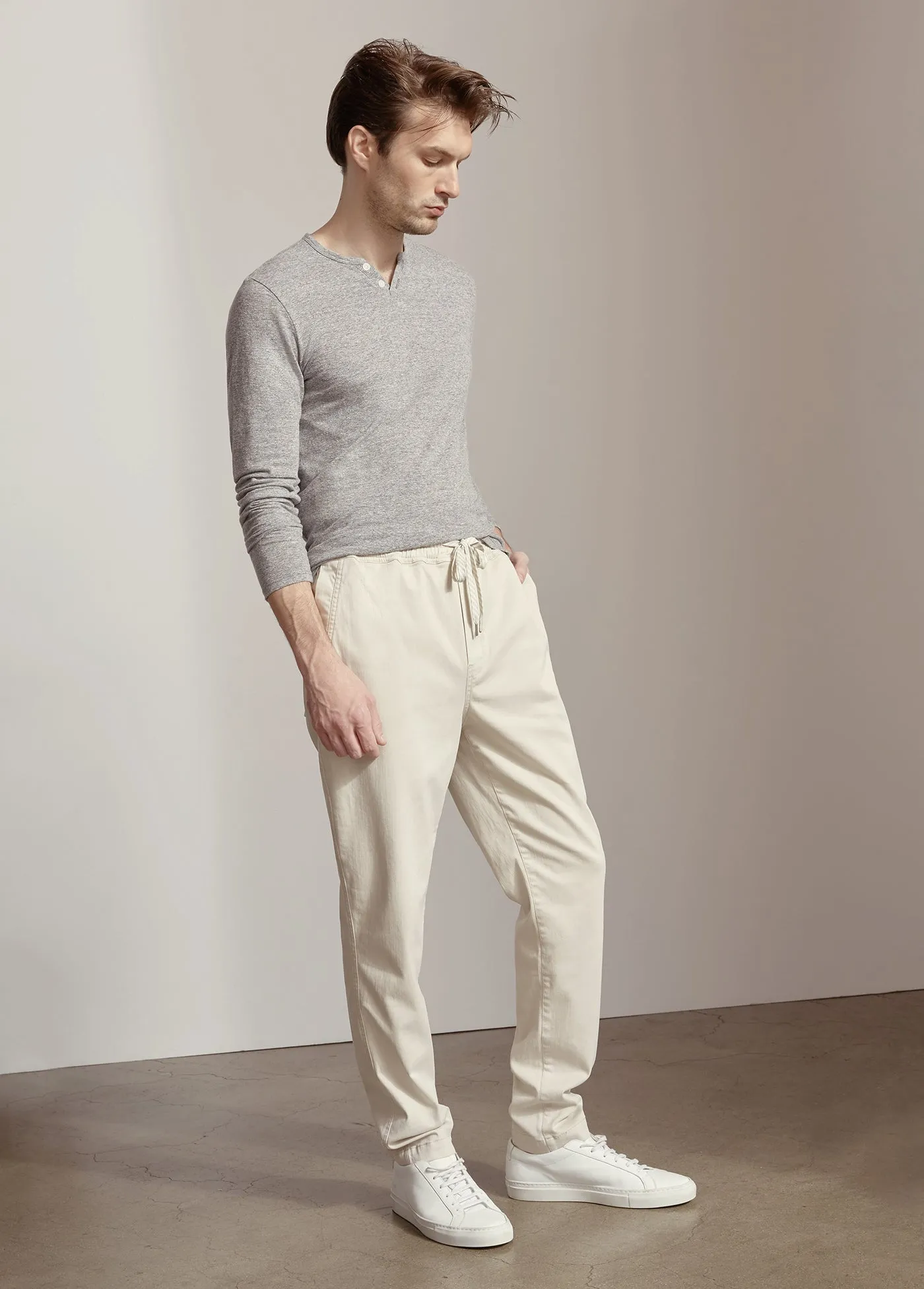 TENCEL TWILL DECK PANT