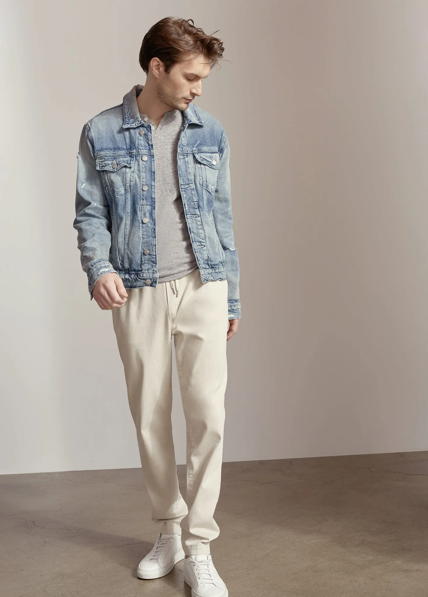 TENCEL TWILL DECK PANT