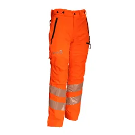 THHV1670 Treehog Chainsaw Pants Design C Class 1 - Hi-Viz Orange