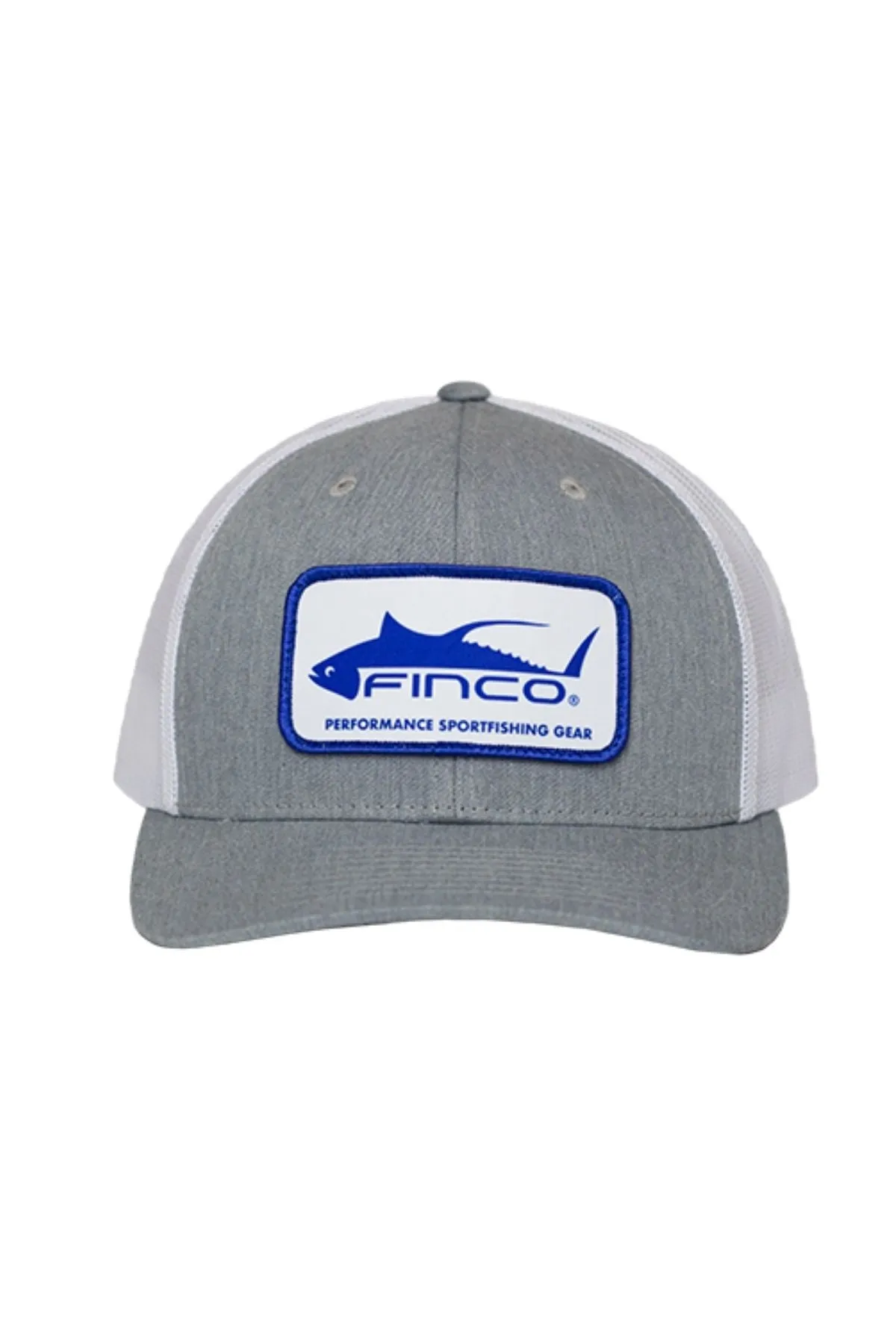 Tuna Trucker Hat in Gray / White