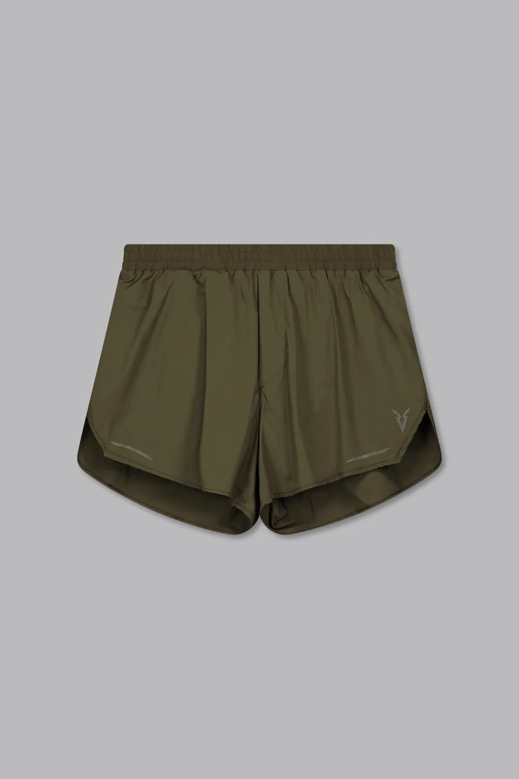 V_XLYTE 3" RUNNING SHORTS - Khaki