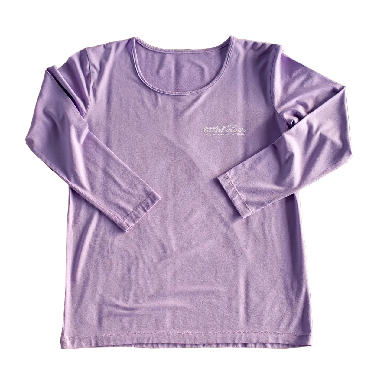 Womens Sun Protective Shirt-Mulberry Purple Gray